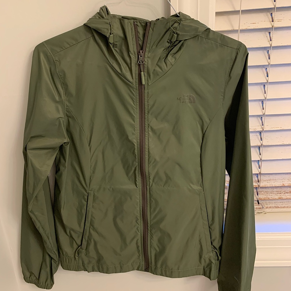 The North Face rain jacket
